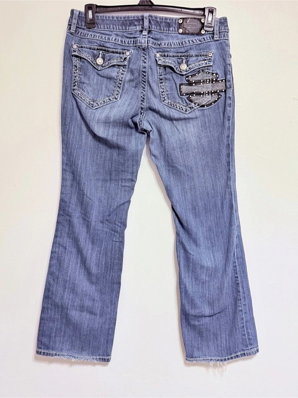 Harley-Davidson Straight Leg Blue Jeans Waist 14